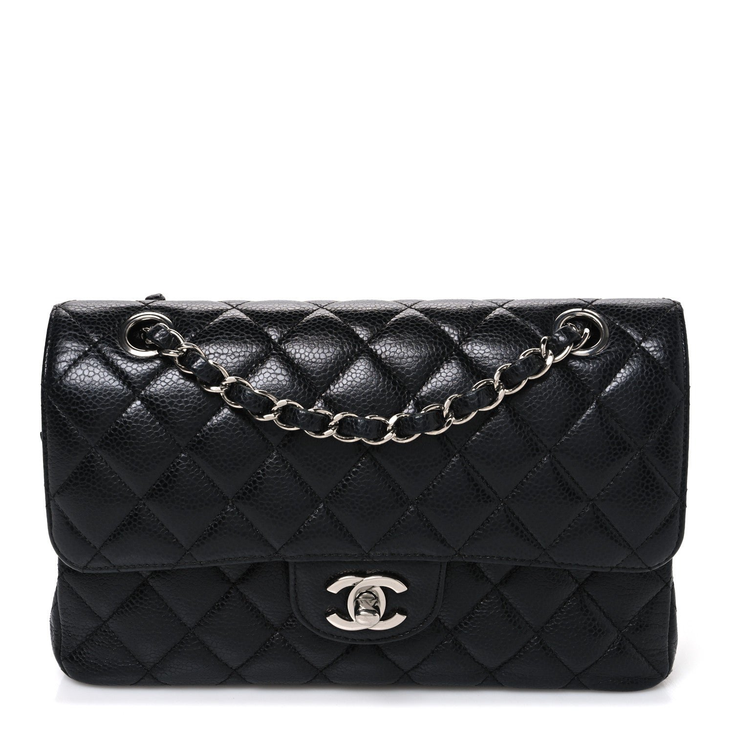 Chanel Caviar Quilted Small Double Flap Black