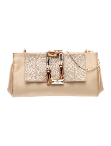 Badgley Mischka Satin Clutch