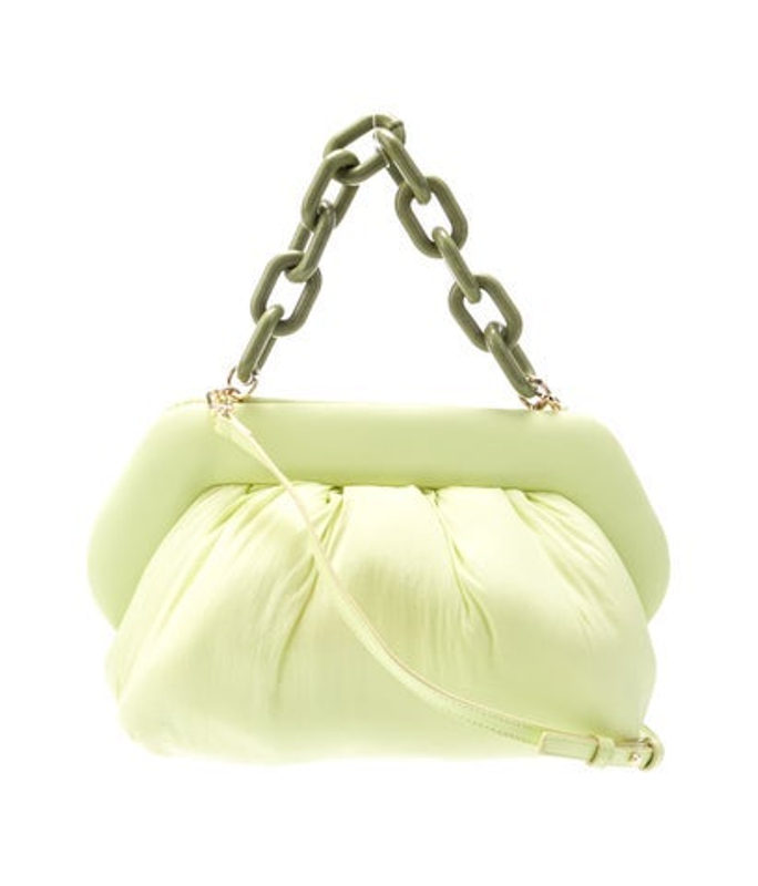 Themoire Nylon Top Handle Bag