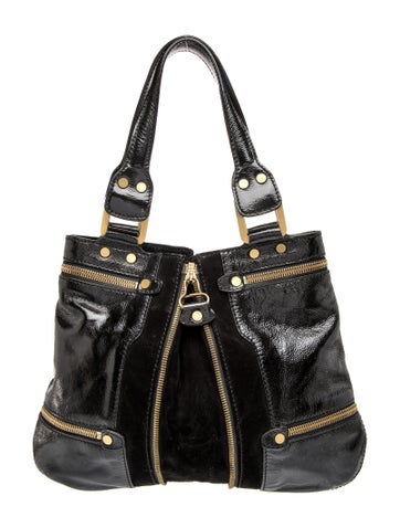 Leather Top Handle Bag
