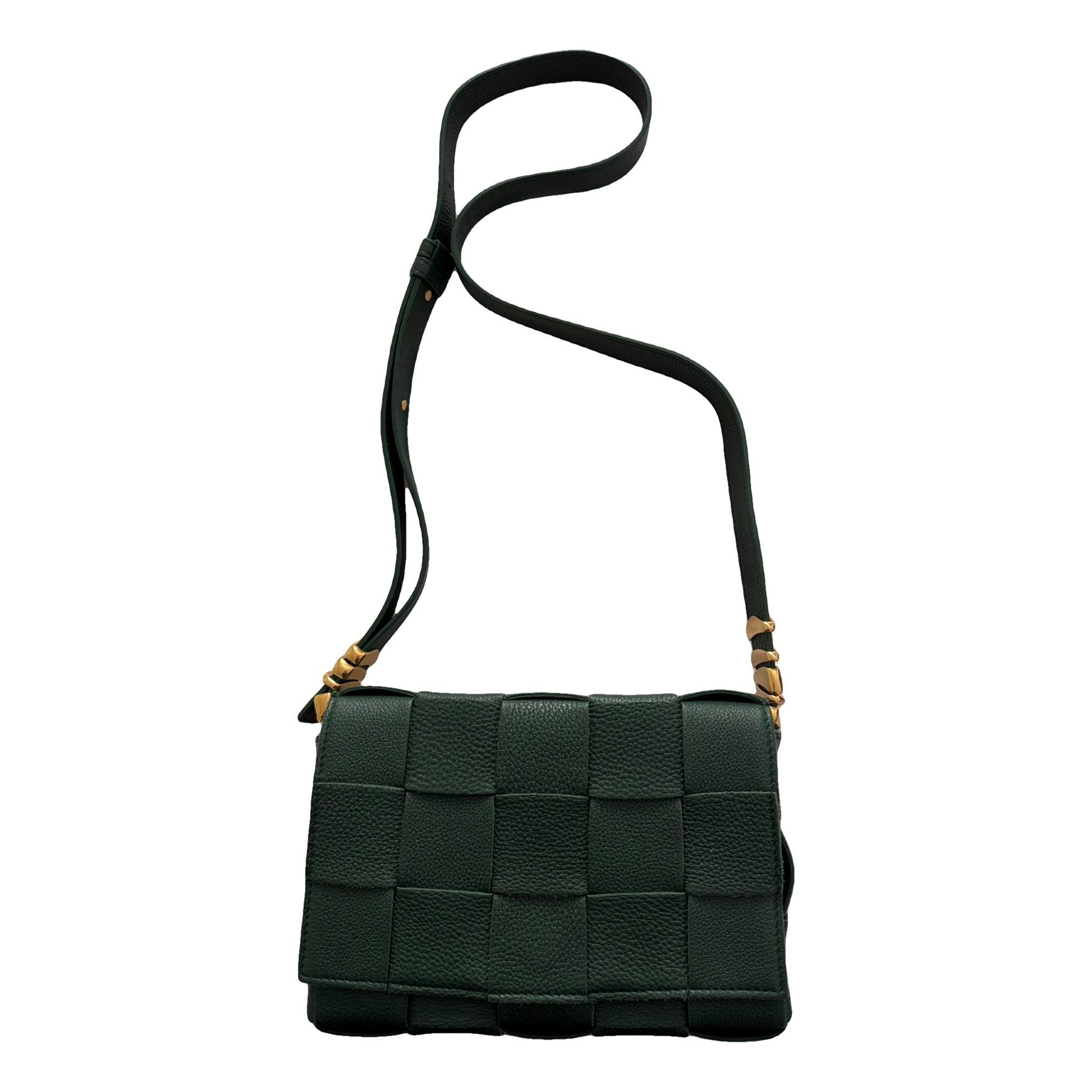 Cassette leather crossbody bag