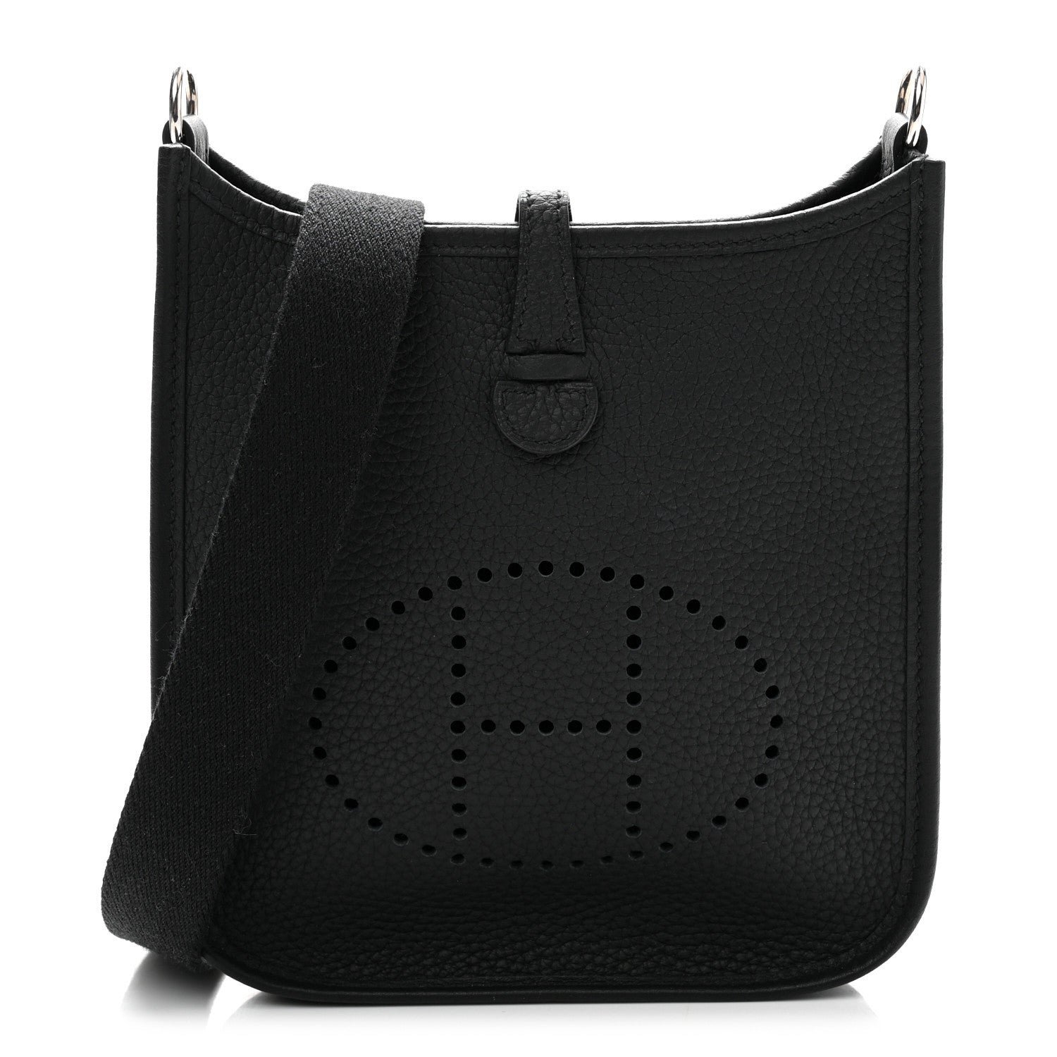Hermes Taurillon Clemence Evelyne TPM Black