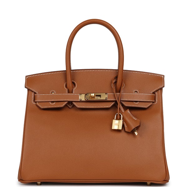 Hermes Hermes Birkin 30 Gold Epsom Gold Hardware