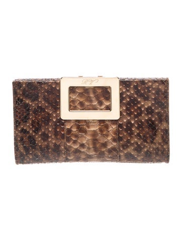 Snakeskin Clutch