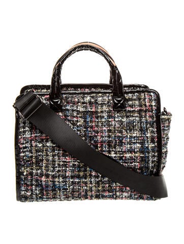 MZ Wallace Tweed Top Handle Bag