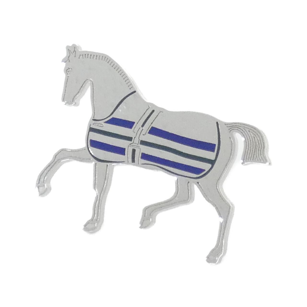 Hermes CHEVAL A LA COUVERTURES 603723S Scarf Ring