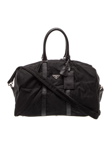 Saffiano Leather Weekender Bag