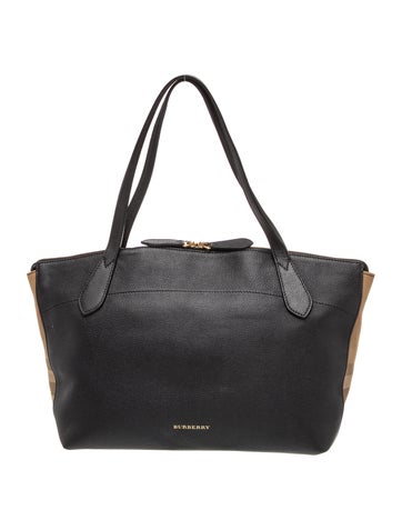 House Check Shoulder Bag Large