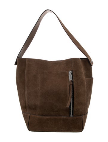 Suede Messenger Bag