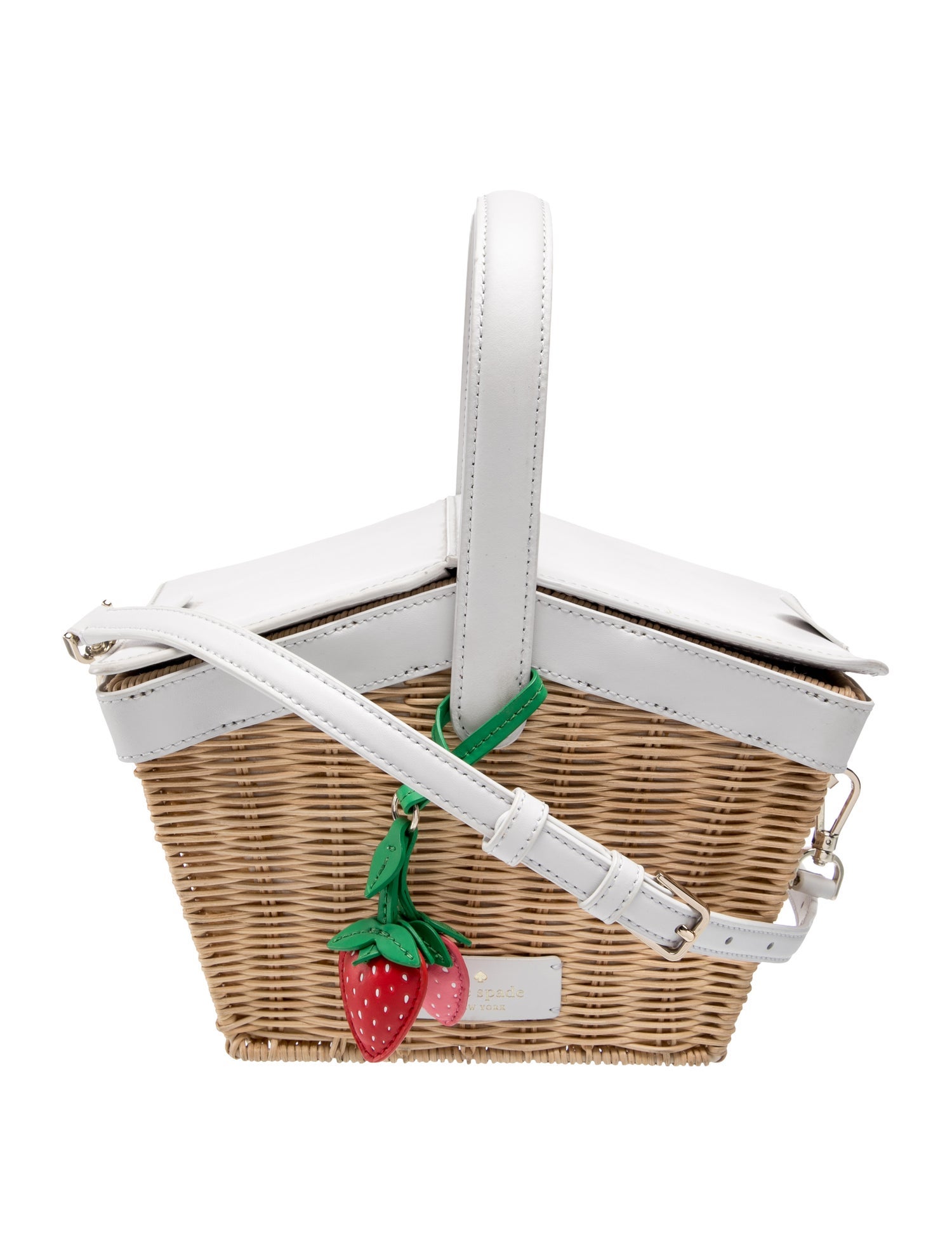 Wicker Top Handle Bag