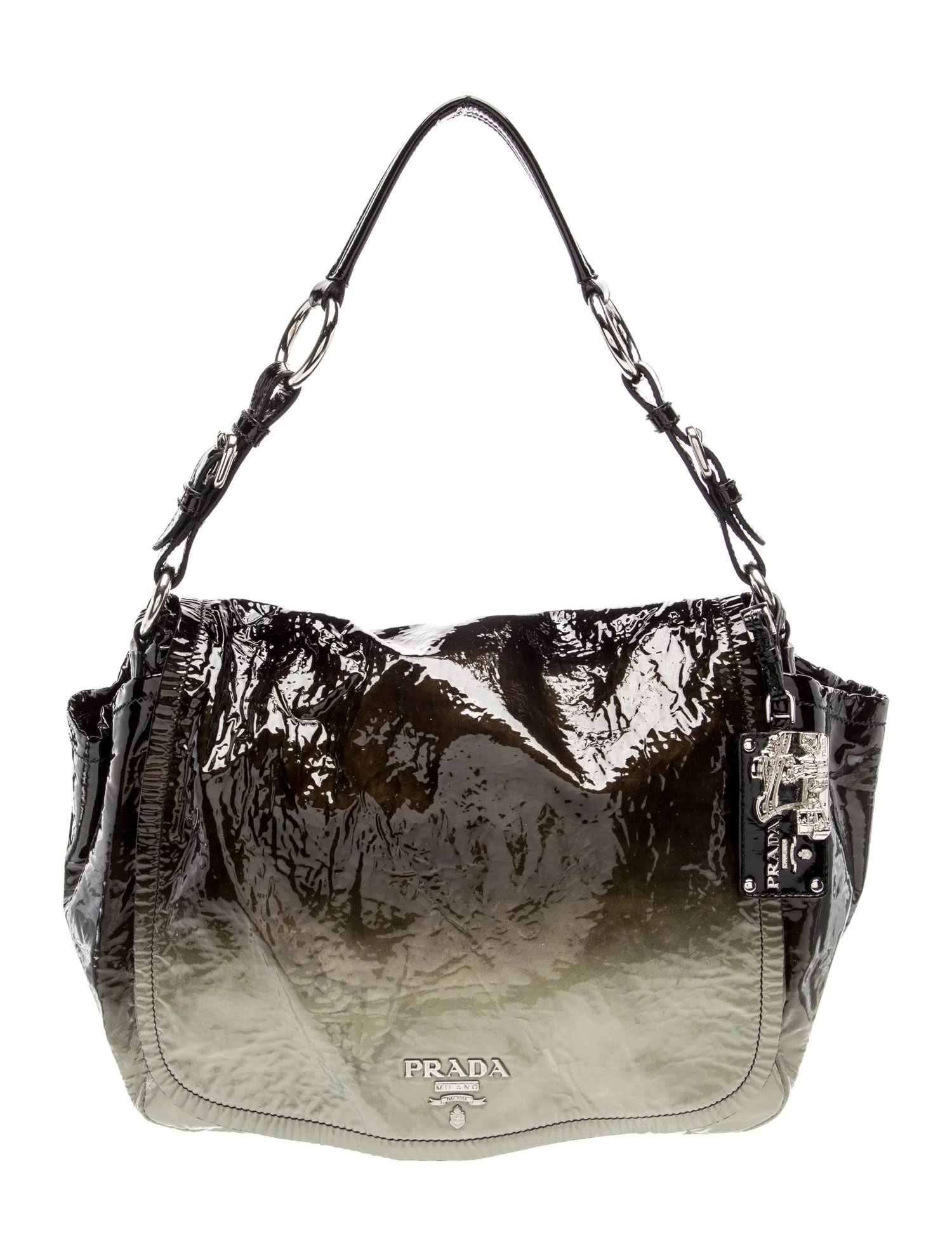 Vernice Leather Shoulder Bag
