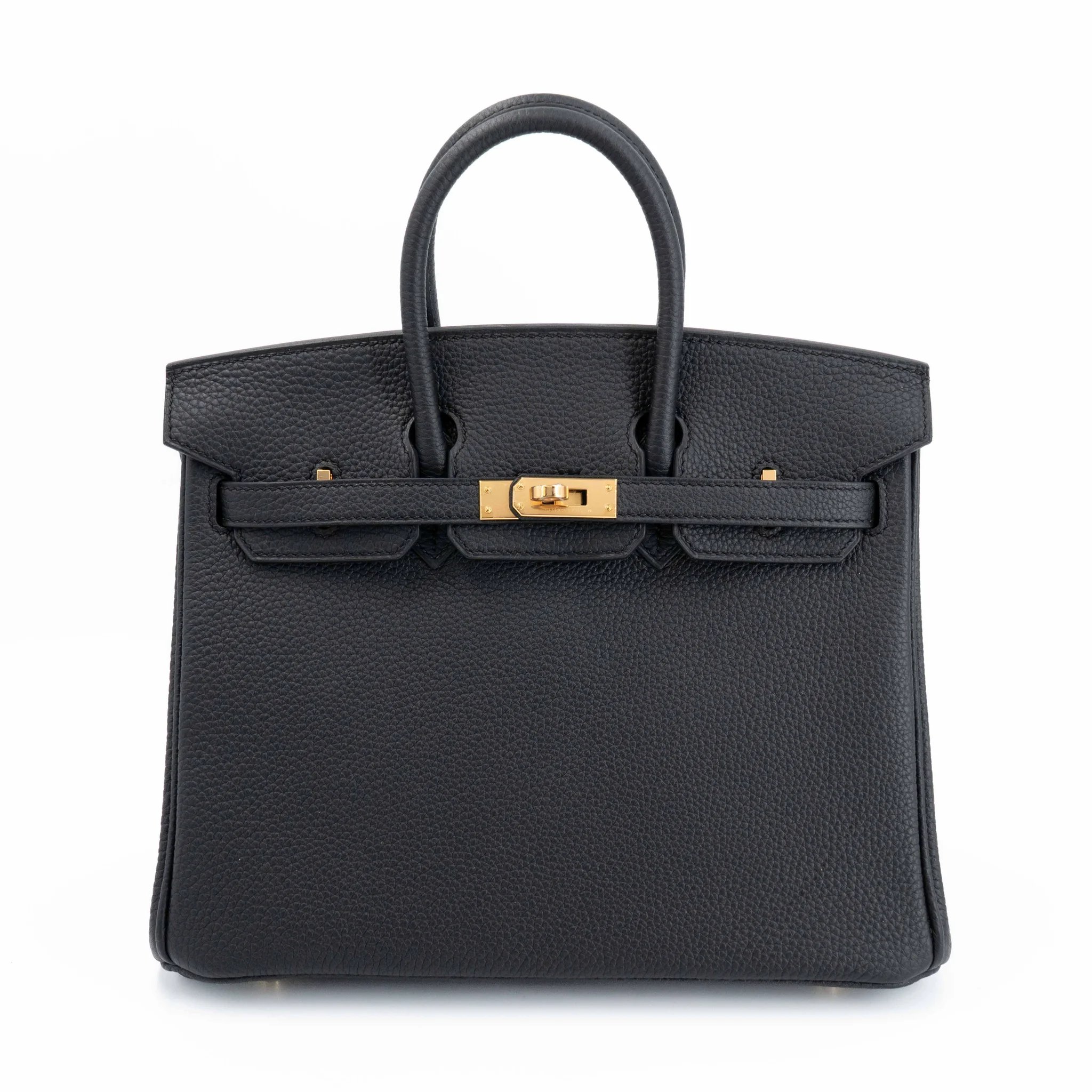 Brand New ( Rank N ) HERMÈS Birkin 25 Noir (89) Togo Gold hardware K (2025)