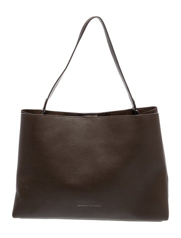 Brunello Cucinelli Leather Shoulder Bag
