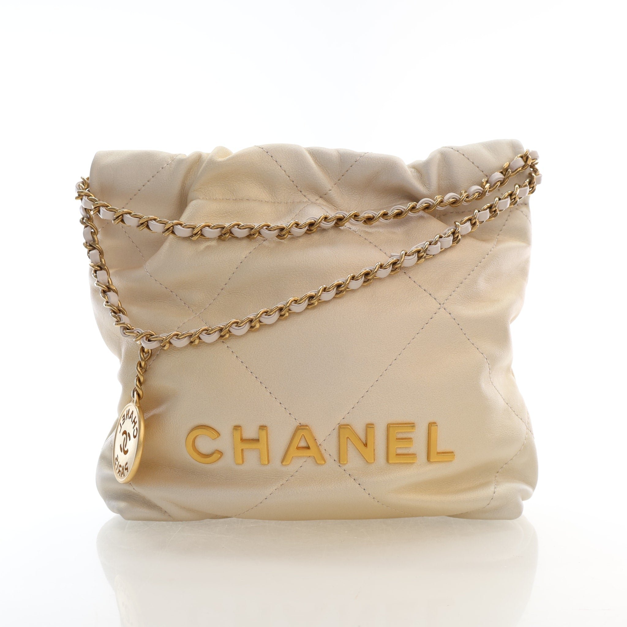 Chanel Mini Calfskin 22 Hobo