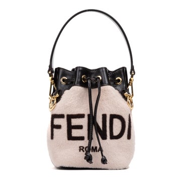 Leather Mon Tresor Bucket Bag