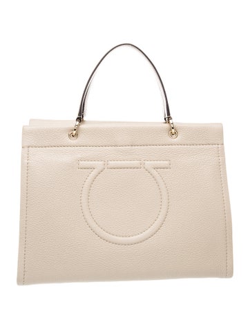 Leather Top Handle Bag