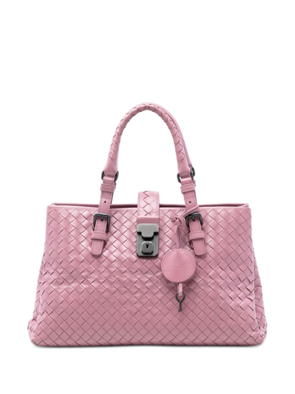 Bottega Veneta 2012-2025 Small Nappa Intrecciato Roma satchel