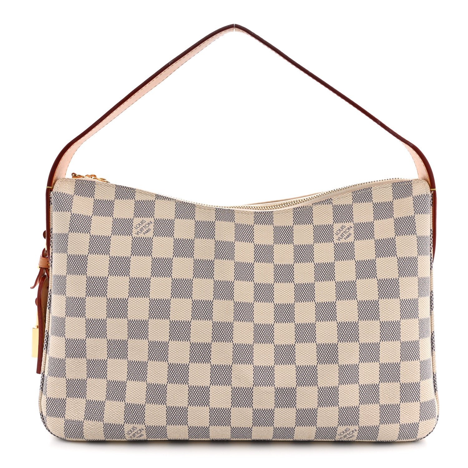 Louis Vuitton Damier Azur Slouchy PM Rose Ballerine