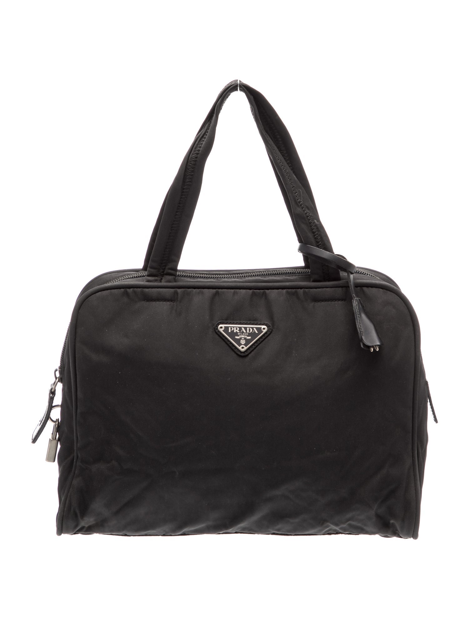 Tessuto Nylon Top Handle Bag