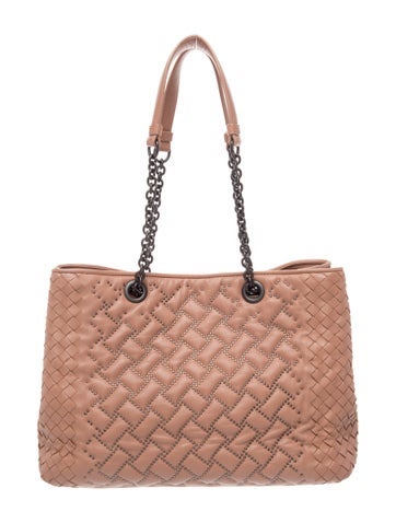 Intrecciato Chain Tote Medium