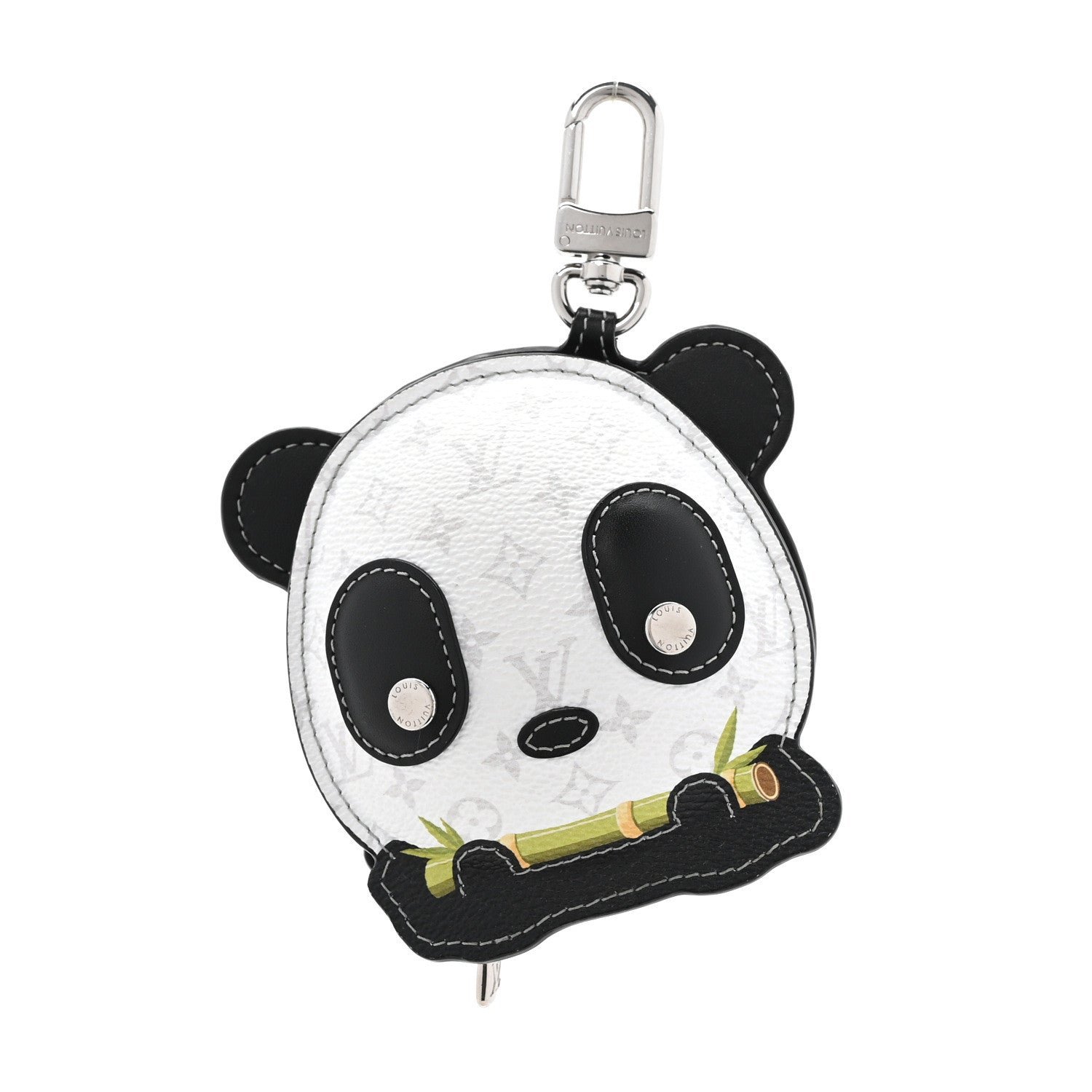 Louis Vuitton Monogram LV Panda Bag Charm White