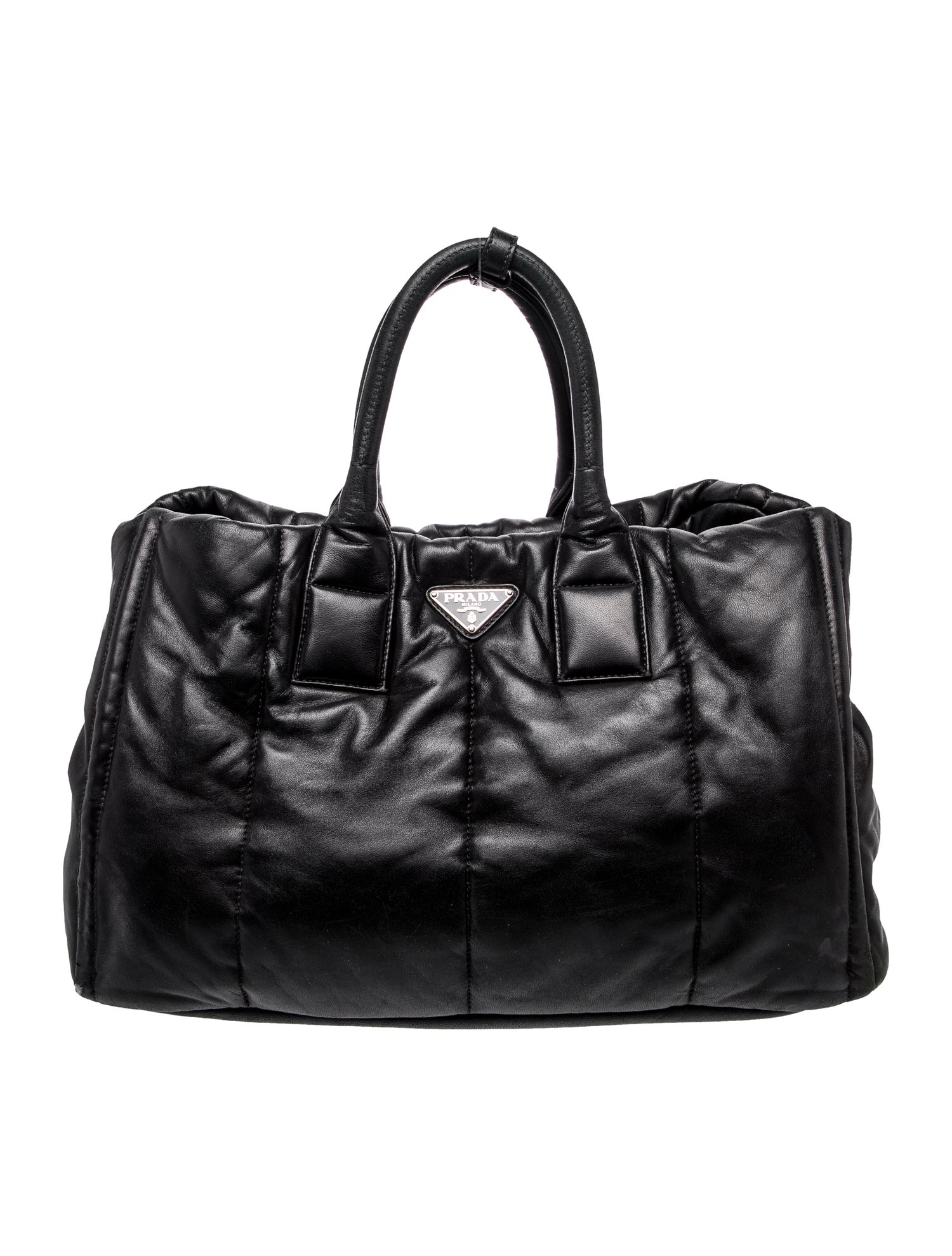 Tessuto Nylon Top Handle Bag