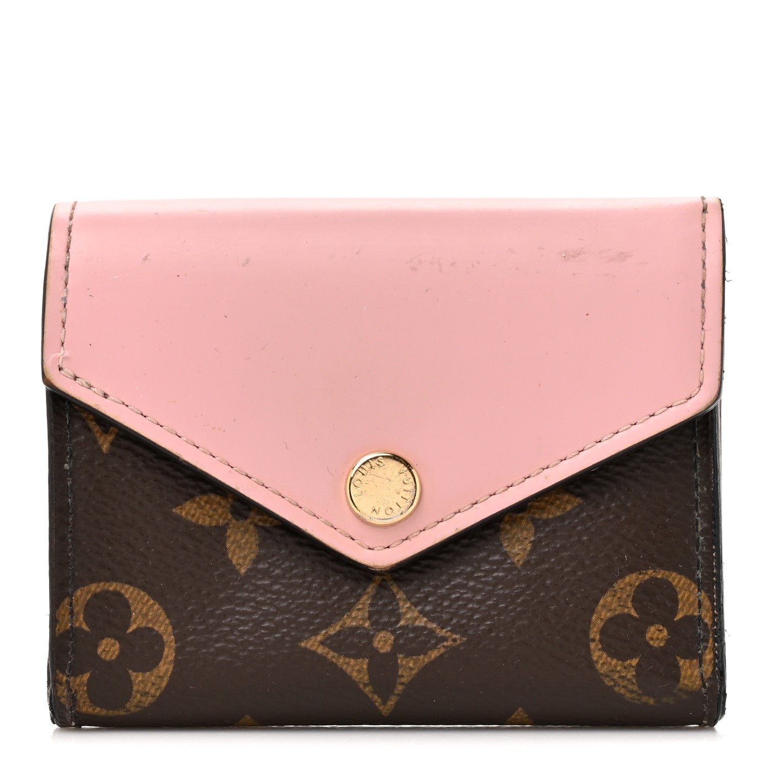 Louis Vuitton Monogram Zoe Wallet Rose Ballerine