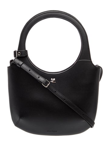 Courreges Leather Shoulder Bag