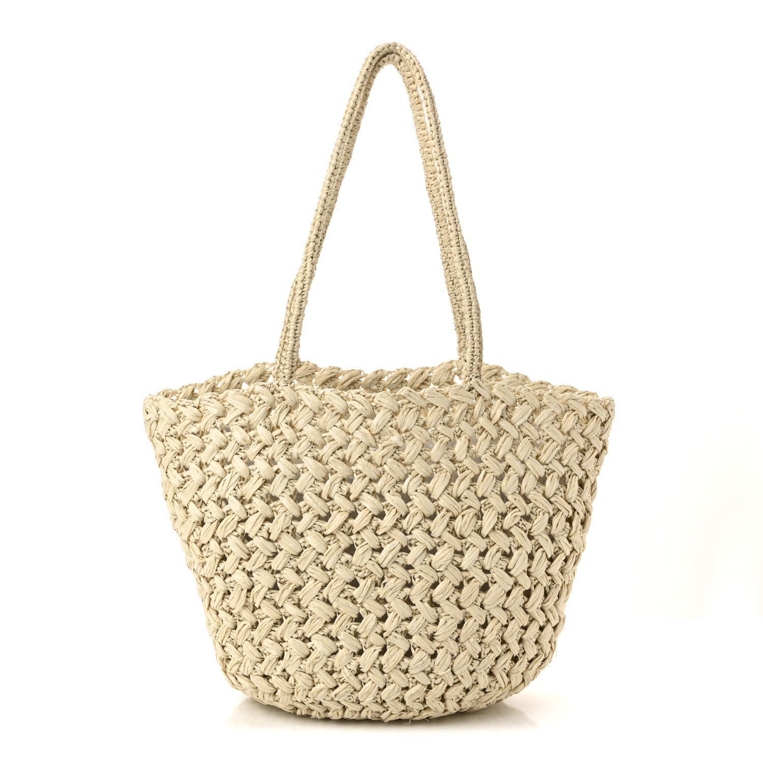 The Row Raffia Estelle Tote Bag Wheat