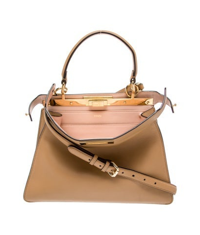 Fendi Leather Peekaboo Medium