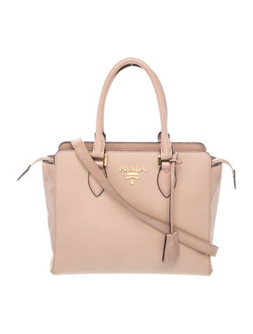 Saffiano Lux Leather Top Handle Bag