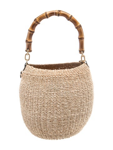 Raffia Bucket Bag