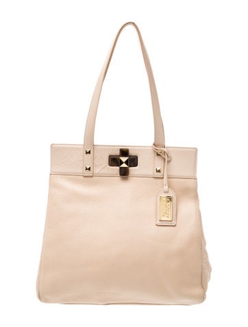 Leather Top Handle Bag