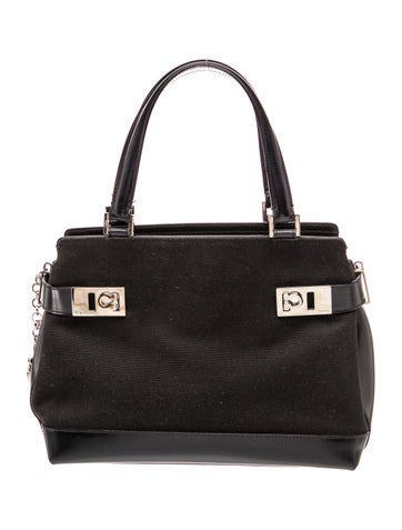 Ferragamo Leather Top Handle Bag