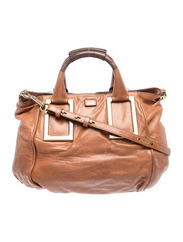 Chloe Leather Top Handle Bag