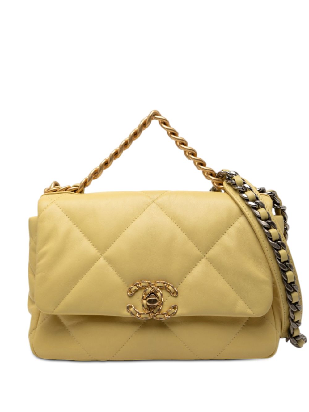 2020 Medium Lambskin 19 Flap satchel