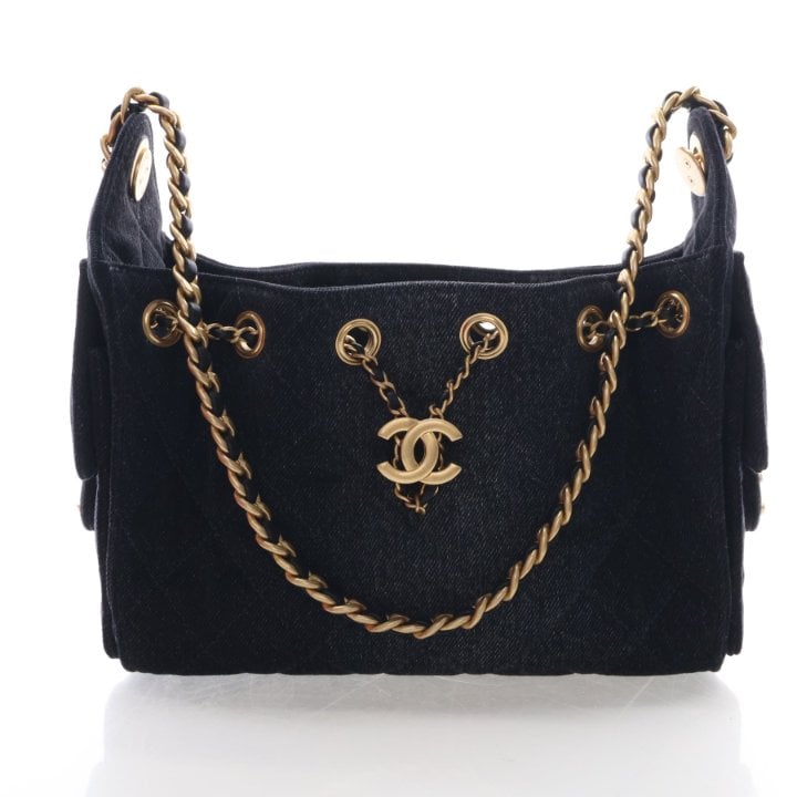 Chanel Mini Denim Hobo 25