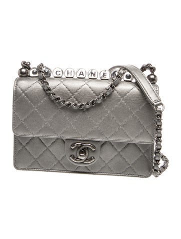 Chic Pearls Flap Bag