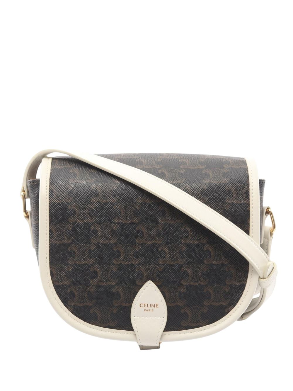 2021-2026 Medium Triomphe Coated Canvas Folco crossbody bag