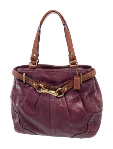 Leather Top Handle Bag