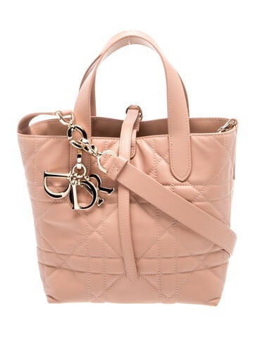 Cannage Toujours Vertical Tote Bag Small