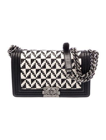 Medium Woven Boy Bag