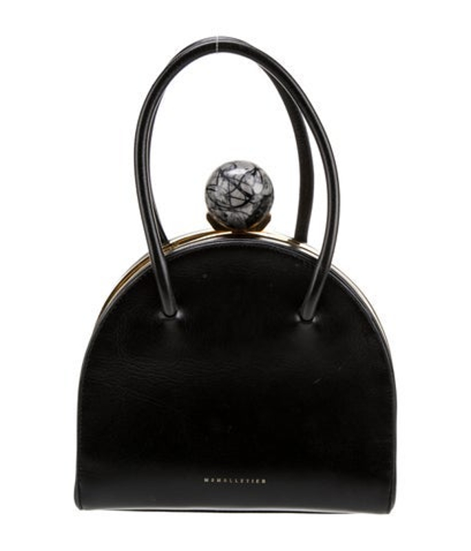 M2Malletier Leather Top Handle Bag