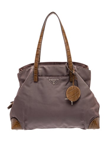 Enameled Metal Triangle Weekender Bag