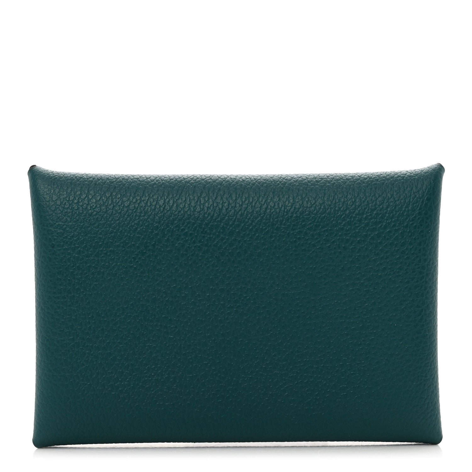 Hermes Evercolor Calvi Card Case Vert Bosphore