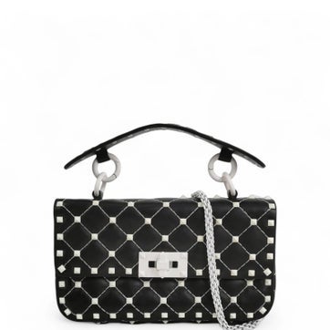 Lambskin Small Rockstud Spike Small