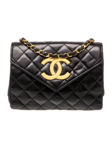 CC Quilted Envelope Flap Bag