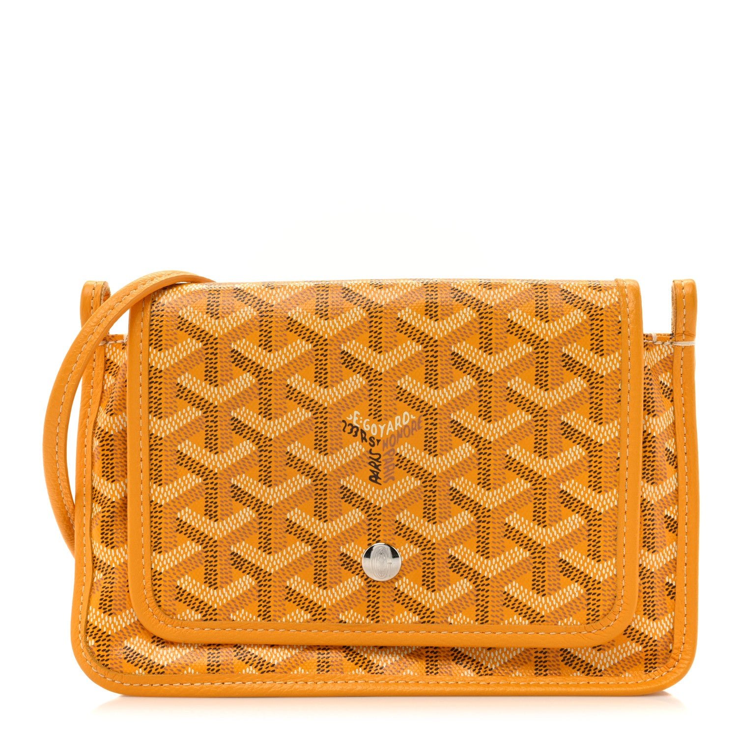 Goyard Goyardine Plumet Wallet Clutch Yellow