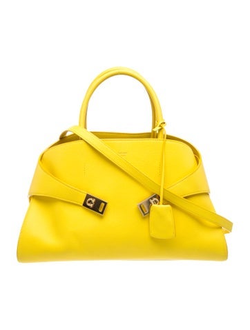 Ferragamo Leather Hug Bag Medium