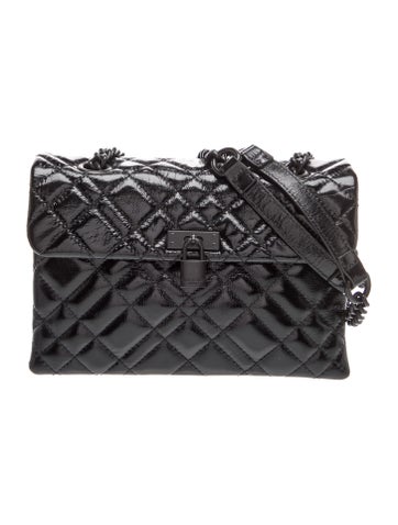 Kurt Geiger Patent Leather Top Handle Bag